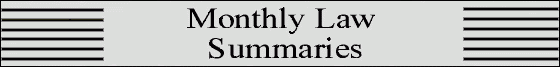 Monthly Law Summaries